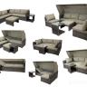 Диван-трансформер из искусственного ротанга AFM-320 Beige в Санкт-Петербурге