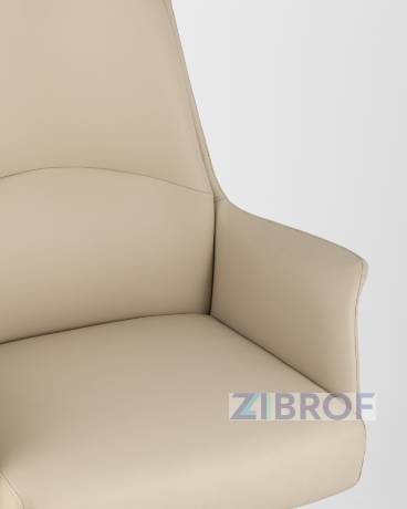 TopChairs Viking офисное бежевое обивка экокожа в Санкт-Петербурге
