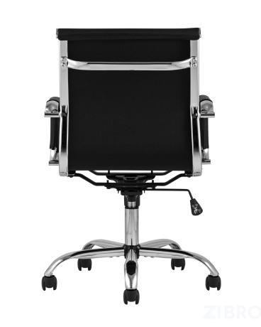 Компьютерное кресло TopChairs City S офисное коричневое, обивка экокожа, механизм качания и регулировки по высоте в Санкт-Петербурге